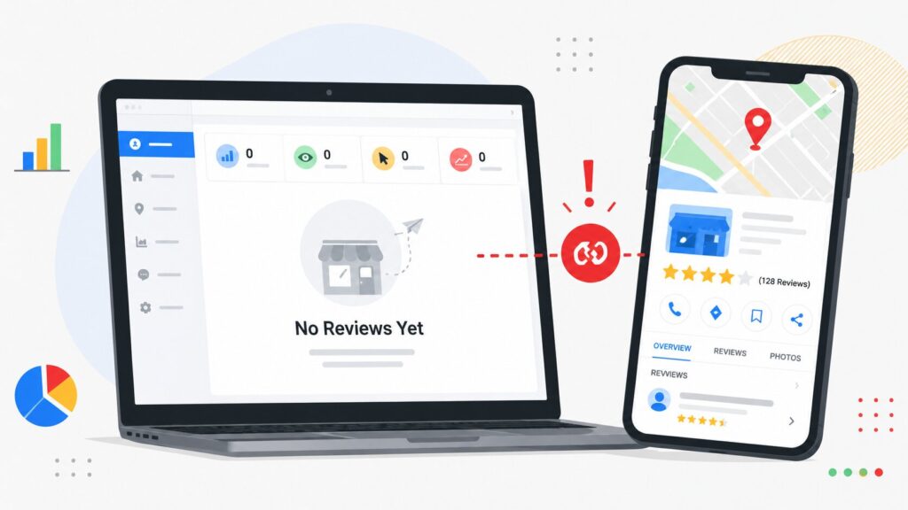 Google Business Profile Showing No Reviews